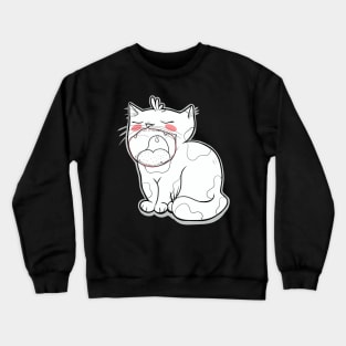 Big mouth cat Crewneck Sweatshirt